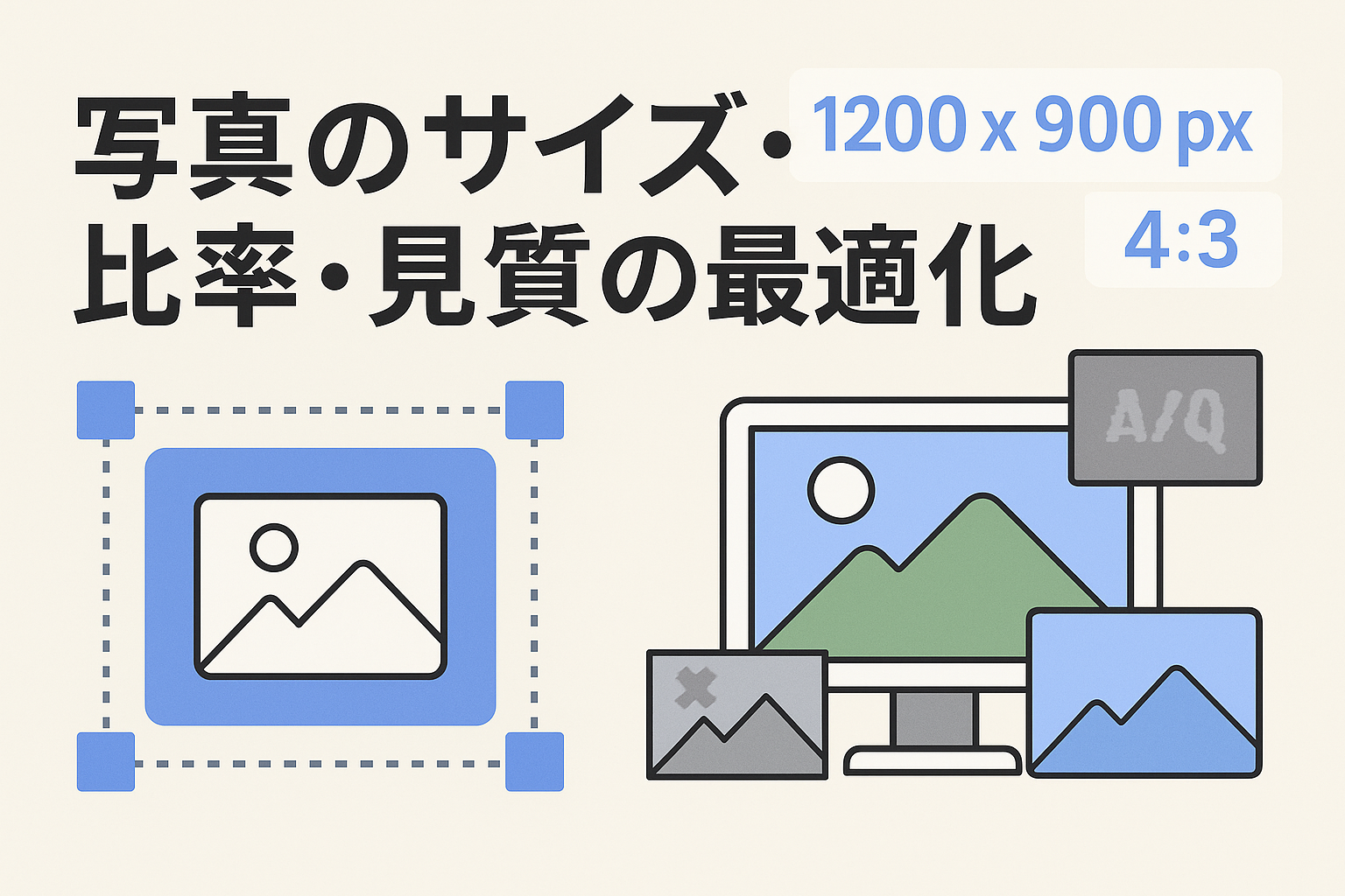 【Tplus株式会社が教える】写真のサイズ・比率・画質の最適化